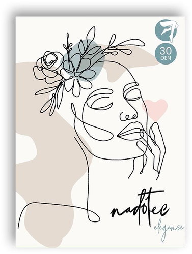 Nadotec Punčochy Elegance | 30 Den - Béžová 1 - 2 - Stockings - Main image
