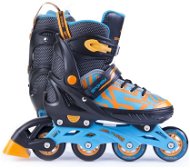 Spokey Turis Adjustable Inline Skates, Black and Orange - Roller Skates