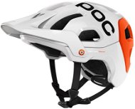 POC Tectal Race Hydrogen White/Iron Orange - Prilba na bicykel