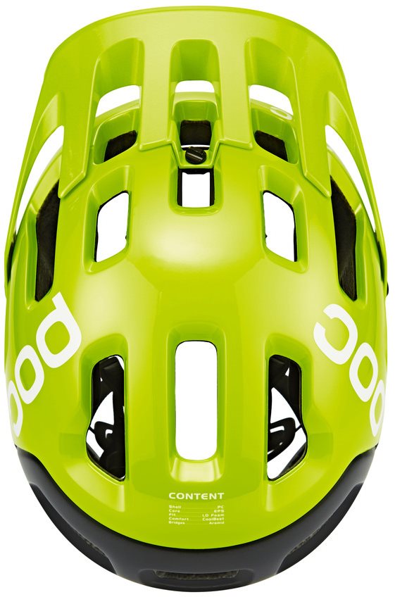 POC Tectal Unobtanium Yellow Bike Helmet Alza.cz