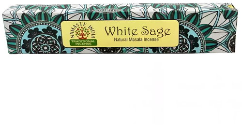 Namaste India Indické vonné tyčinky 15 g White Sage - Vonné tyčinky - Hlavní obrázek