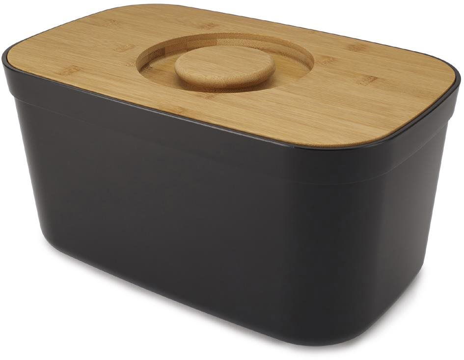 JOSEPH JOSEPH Bread Bin 81103 Black Breadbox alza.sk