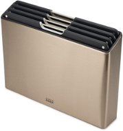 JOSEPH JOSEPH Boards with Stand FolioSteel 60172, Rose Gold - Chopping Board