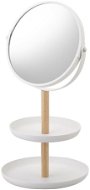 YAMAZAKI Mirror with Bowls Tosca 2314, White - Makeup Mirror