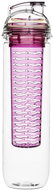 SAGAFORM Bottle with Diffuser ToGo Fresh 5017479, 800ml, Pink - Drinking Bottle