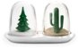 QUALY Salt and Pepper Shakers Winter and Summer - Condiments Tray