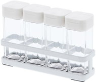 YAMAZAKI Spices Tower 3345 M, White - Condiments Tray