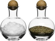 SAGAFORM Salt and Pepper Shakers Nature 5016554, Round - Condiments Tray