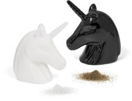 BALVI Salt and Pepper Shakers Unicorns 26863, Black and White - Condiments Tray