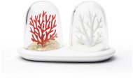 QUALY Salt and Pepper Shaker Coral - Condiments Tray