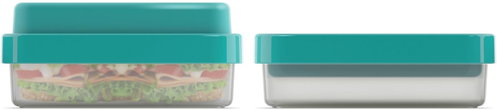 JOSEPH JOSEPH Snack Box GoEat Lunch Box 81065, 500/700ml, Blue-green - Lunch Box - Main image