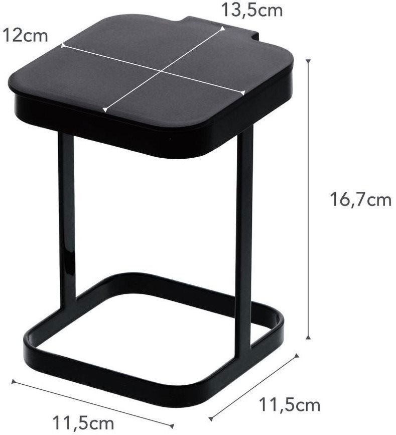 YAMAZAKI Bag Holder Tower 3331 Black Rubbish Bin Alza.cz