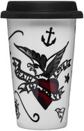 SAGAFORM Porcelain Thermo Mug ForYou Tattoo 5017102, 250ml - Thermal Mug