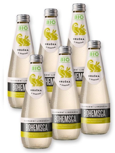 Bohemsca Organic Garden Lemonade Pear & Clove 6 x0,33l - Lemonade - Main image