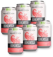 Bohemsca Organic Raspberry & Mint 6 x0,33l Tins - Lemonade