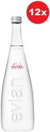 Evian přírodní minerální voda 12x 0,75l sklo - Minerální voda
