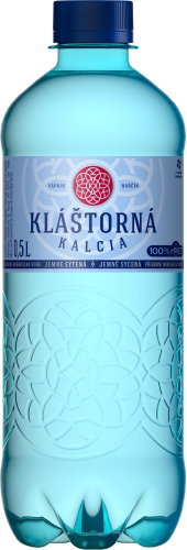 Kláštorná Kalcia finely carbonated 0,5 PET - Mineral Water - Main image