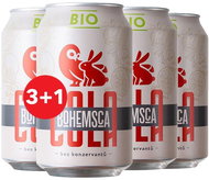 Bohemsca Organic Cola 4× 0,33l tin - Lemonade