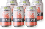 Bohemsca BIO zahradní limonáda malina & máta 6× 330 ml - Lemonade