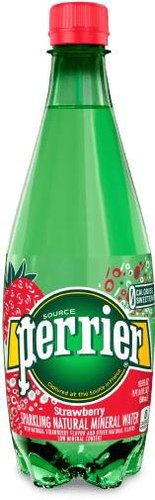 PERRIER Strawberry Mineral Water, Sparkling 0,5l PET - Mineral Water - Main image