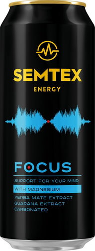 Semtex Focus 0,5l Tin - Energy Drink - Main image