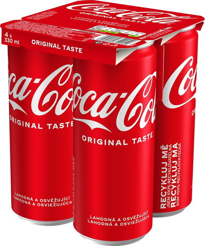 Coca-Cola 4x0,33l Tin - Lemonade - Main image