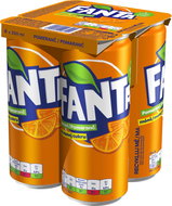 Fanta Orange 4x0,33l Tin - Lemonade