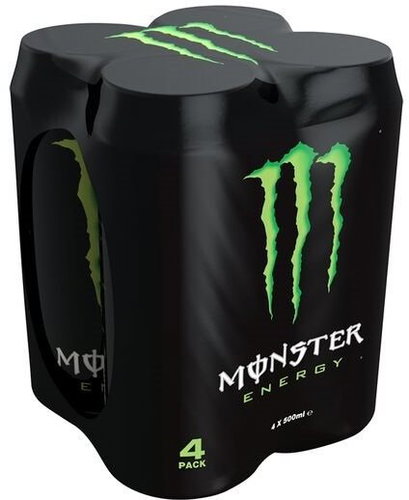 Monster Energy 4x0,5l Tin - Energy Drink - Main image