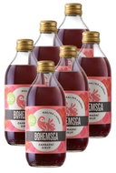 Bohemsca Organic Raspberry syrup with hibiscus 6× 0,33l - Syrup