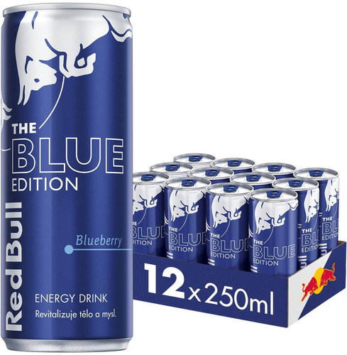 Red Bull Blue edition, blueberry 12×250ml - Energy Drink - Main image
