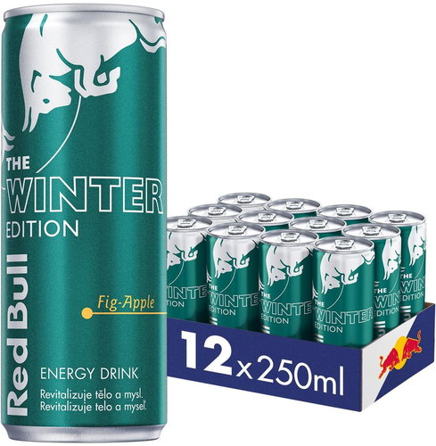 Red Bull Winter edition FigApple 12×250ml - Energy Drink - Main image
