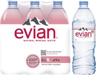 EVIAN Přírodní minerální voda 6× 1l PET - Mineral Water