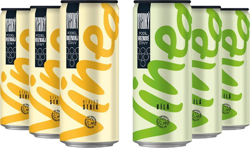 Vinea non-alcoholic splash and white 6× 0,33 tin - Lemonade - Main image
