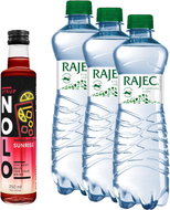NOLO Sunrise syrup 250 ml + Rajec fine sparkling 3× 0,75l - Syrup