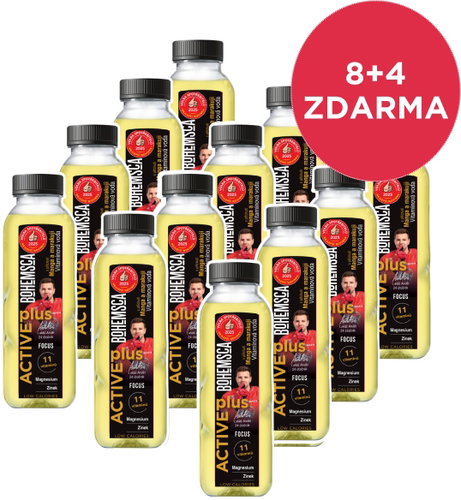Bohemsca Active Plus vitamin water Mango and passion fruit 12× 390 ml - Flavoured Water - Main image
