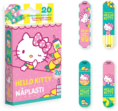 HELLO KITTY Children's plaster (20 pcs) - Plaster - Main image