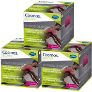 COSMOS Active taping tape pink 5 cm x 5 m - 3 pcs - Tape