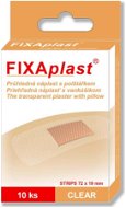 FIXAplast náplast Clear Strip průhledná 72 × 19 mm, 10 ks - Náplast