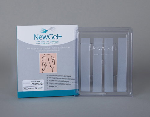 NEW GEL+ Transparent strip patch 4 pcs - Plaster - Main image