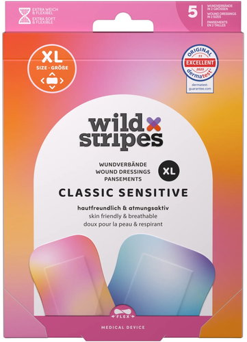 WILD STRIPES Classic Sensitive XL Cloud Kiss 5 ks - Plaster - Main image