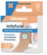 Lifemed Textile patch "Classic", coil 250 × 2,5 cm - Plaster