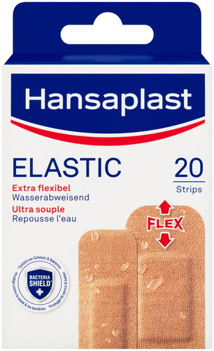 HANSAPLAST Elastic Band-Aid (20 pcs) - Plaster - Main image