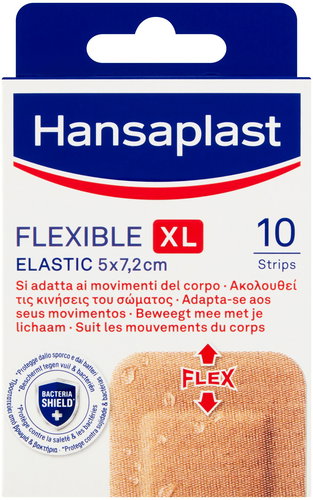 HANSAPLAST Flexible XL elastic patch (10 pcs) - Plaster - Main image