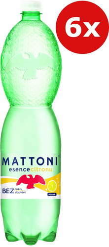 Mattoni Lemon essence 6x1,5l PET - Flavoured Water - Main image