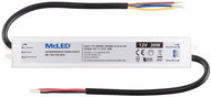 McLED Power supply longevity 20 W, DC12V/1.67A, IP67, aluminium - Power Supply