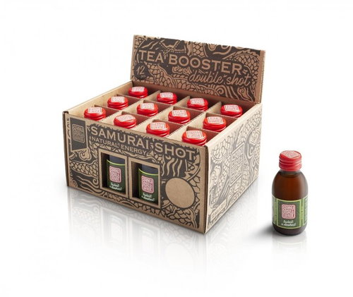 Samurai Shot Tea Booster MIX 12x 0,1l - Energy Drink - Main image