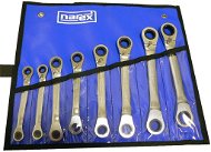 NAREX Wrench Set 8-piece Ratchet Wrenches Double-sided Vinyl DIN3113 443000989 - Ratchet Wrench Set