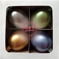Nastrom húsvéti tojás készlet - nagy, színes, 4 db - Dekoráció