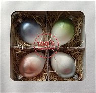 Nastrom Set of Easter Eggs - Coloured Small, 4 pcs - Decoration