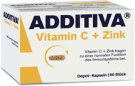 Additiva  Vitamin C + Zinc 80 Capsules - Dietary Supplement
